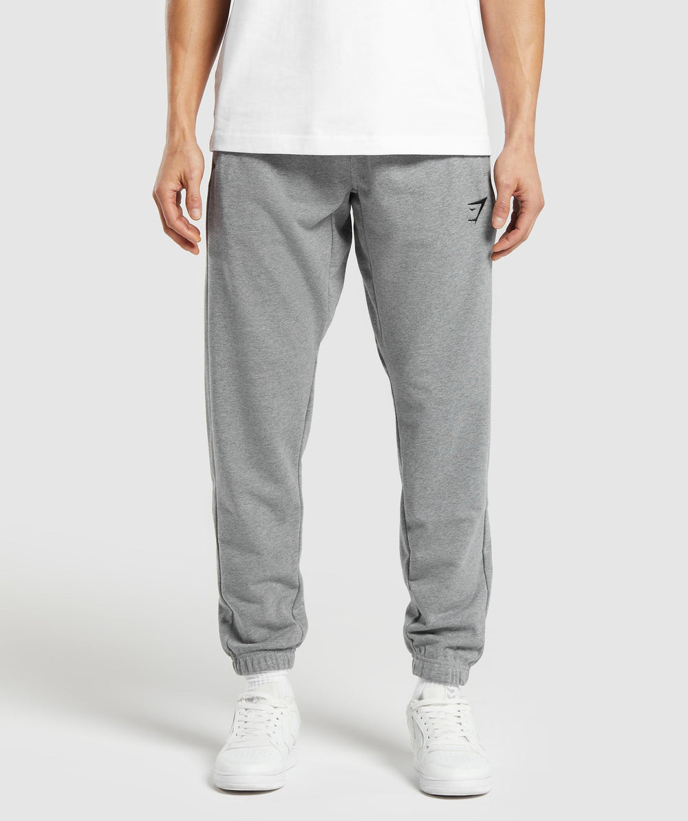 Essential Oversized Joggers - Charcoal Grey Marl