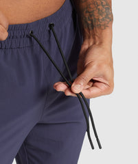 Stretch Woven Cargo Pants - Heavy Blue