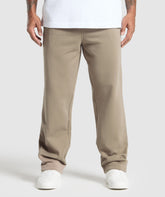 Crest Straight Leg Joggers - Lifestyle Brown