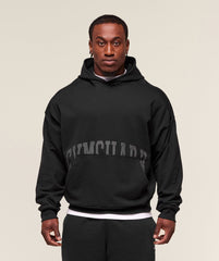Pocket Graphic Hoodie - Black