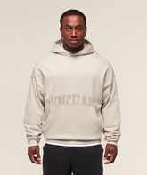 Pocket Graphic Hoodie - Pebble Grey