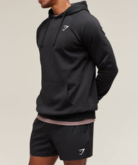 Crest Hoodie - Black