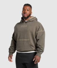 Heavyweight Hoodie - Strength Green Wash