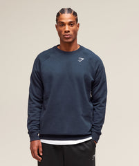 Crest Sweatshirt - Navy