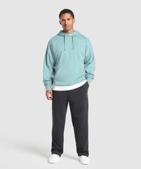 Crest Oversized Hoodie - Rest Blue