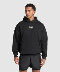 Running Graphic Hoodie - Black