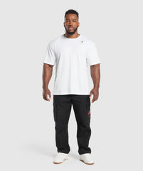 Metal Lifting Cargo Pants - Black