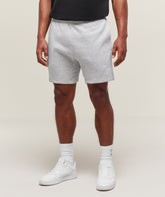 Crest 7" Shorts - Light Grey Marl