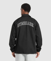 Canvas Coach Jacket - Black