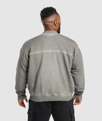Heavyweight Bomber Jacket - Metal Grey/Asphalt Grey