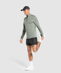 Running 1/4 Zip - Unit Green
