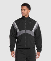 Retro Track Jacket - Black/Dark Grey/Smokey Grey