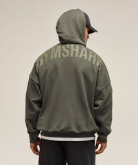 Power Zip Up Hoodie - Strength Green