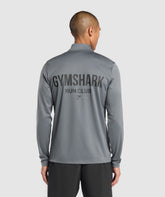 Running Dept. 1/4 Zip - Pitch Grey