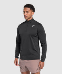Running Dept. 1/4 Zip - Black
