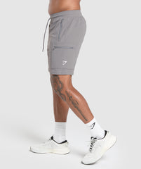 Rest Day 6" Cargo Shorts - Brushed Grey