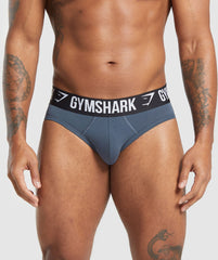 Brief 3PK - Denim Grey/Titanium Blue/Black
