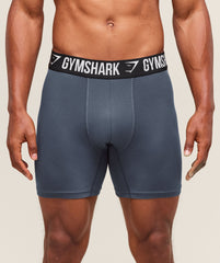 Long Boxer Brief 3PK - Denim Grey/Titanium Blue/Black