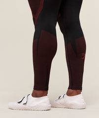 Onyx 5.0 Seamless Tight - Black/Carmine Red