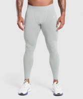 Everyday Seamless Baselayer Leggings - Silver Grey