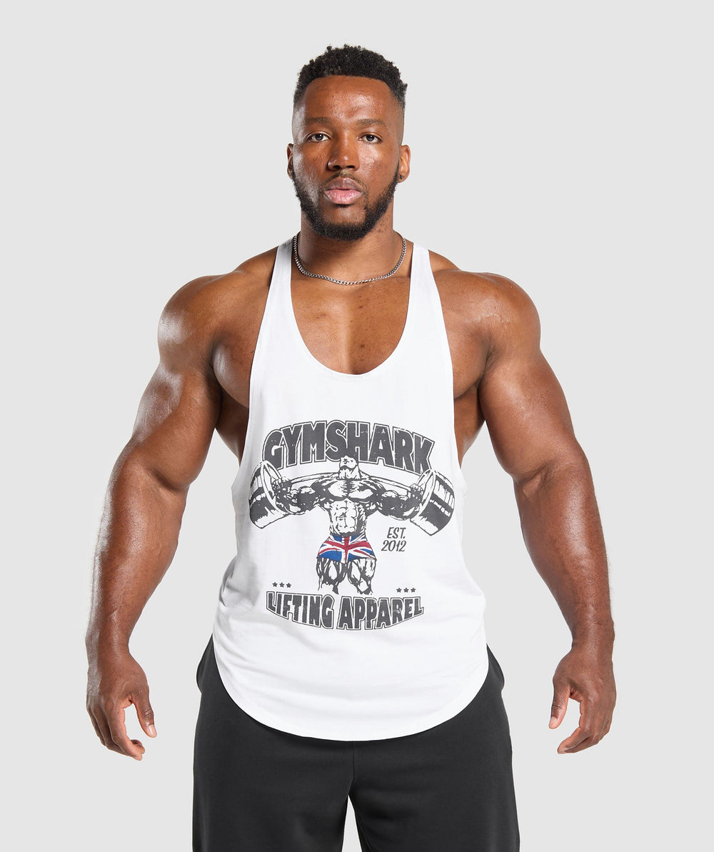 Lifting Apparel Stringer - White