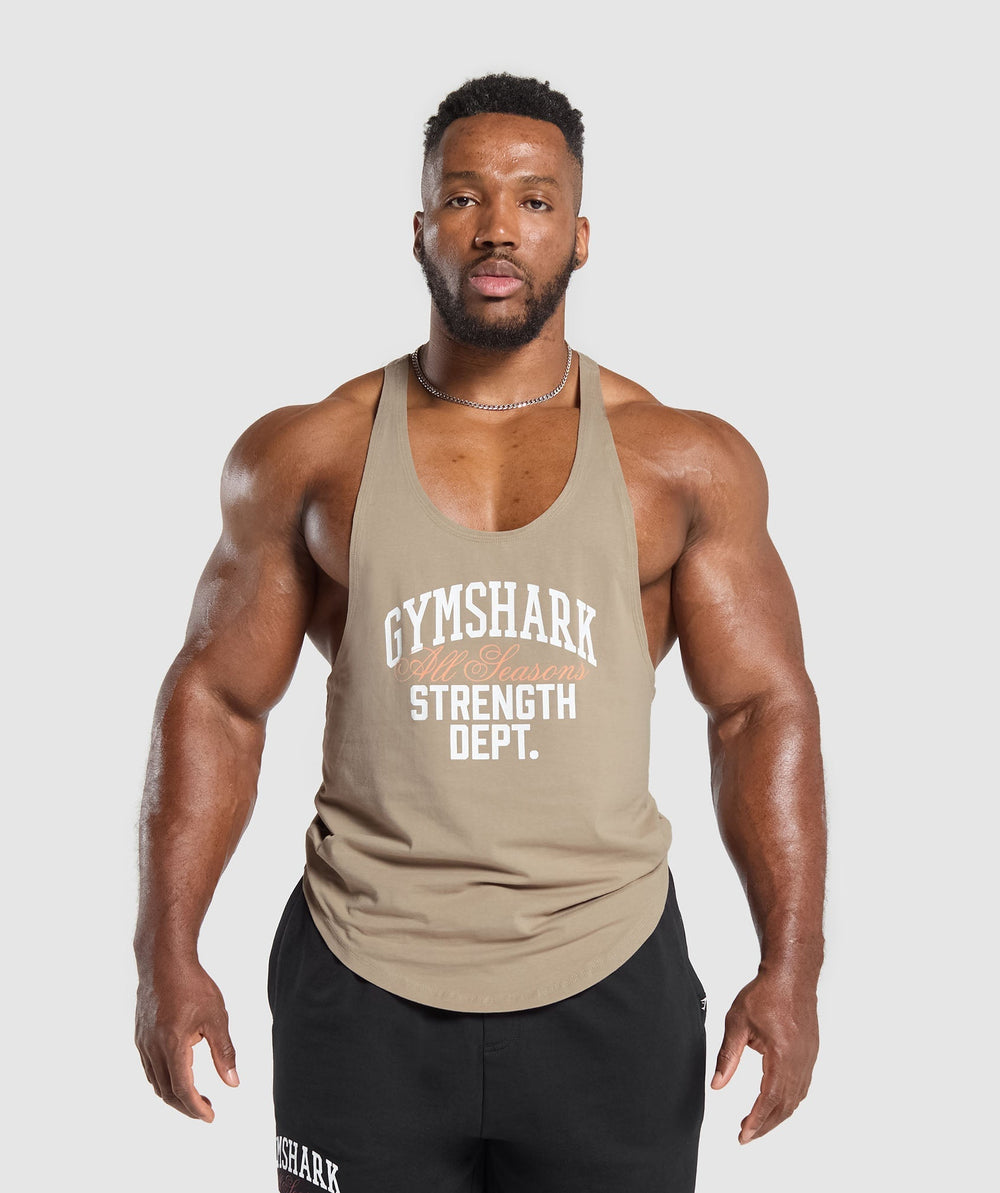 Trophy Graphic Stringer - Cement Brown