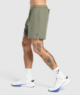 Land to Water 6" Shorts - Base Green