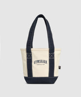 Collegiate Mini Tote - Oat White/Heavy Blue