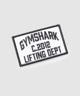 Lifting Dept Velcro Patch - White
