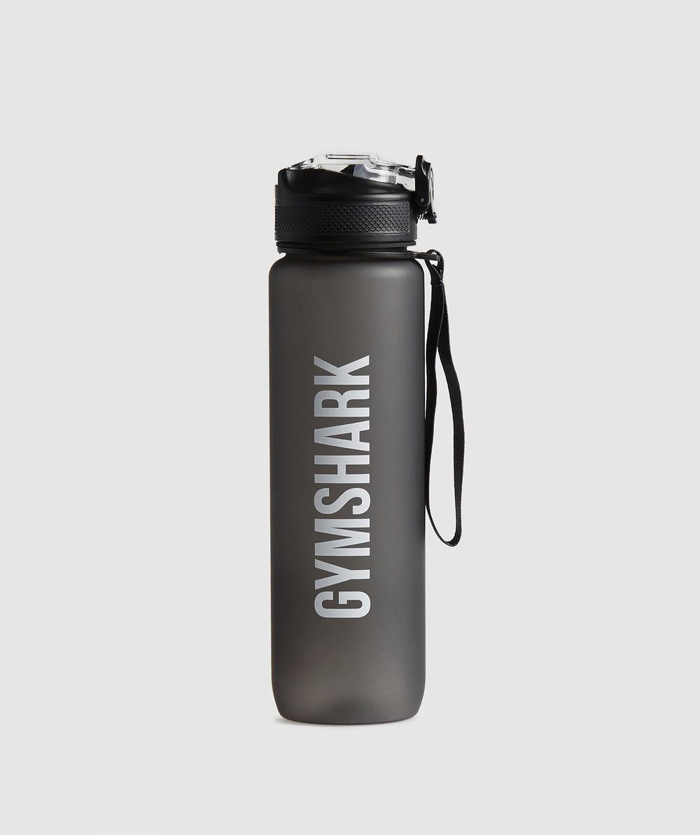 Sports Bottle With Straw - Asphalt Grey