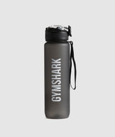 Sports Bottle With Straw - Asphalt Grey