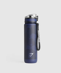 Graphic Sports Bottle - Ash Blue