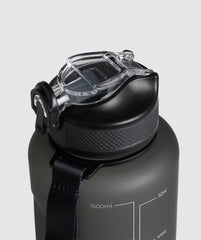 Jug Bottle With Straw - Asphalt Grey