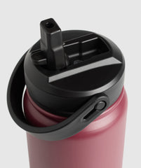 Metal Insulated Straw Bottle 700ml - Washed Berry Pink