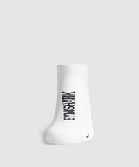 Tab Running Socks - White