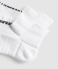 Tab Running Socks - White