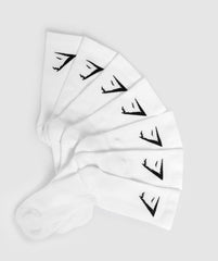 Crew Socks 7pk - White