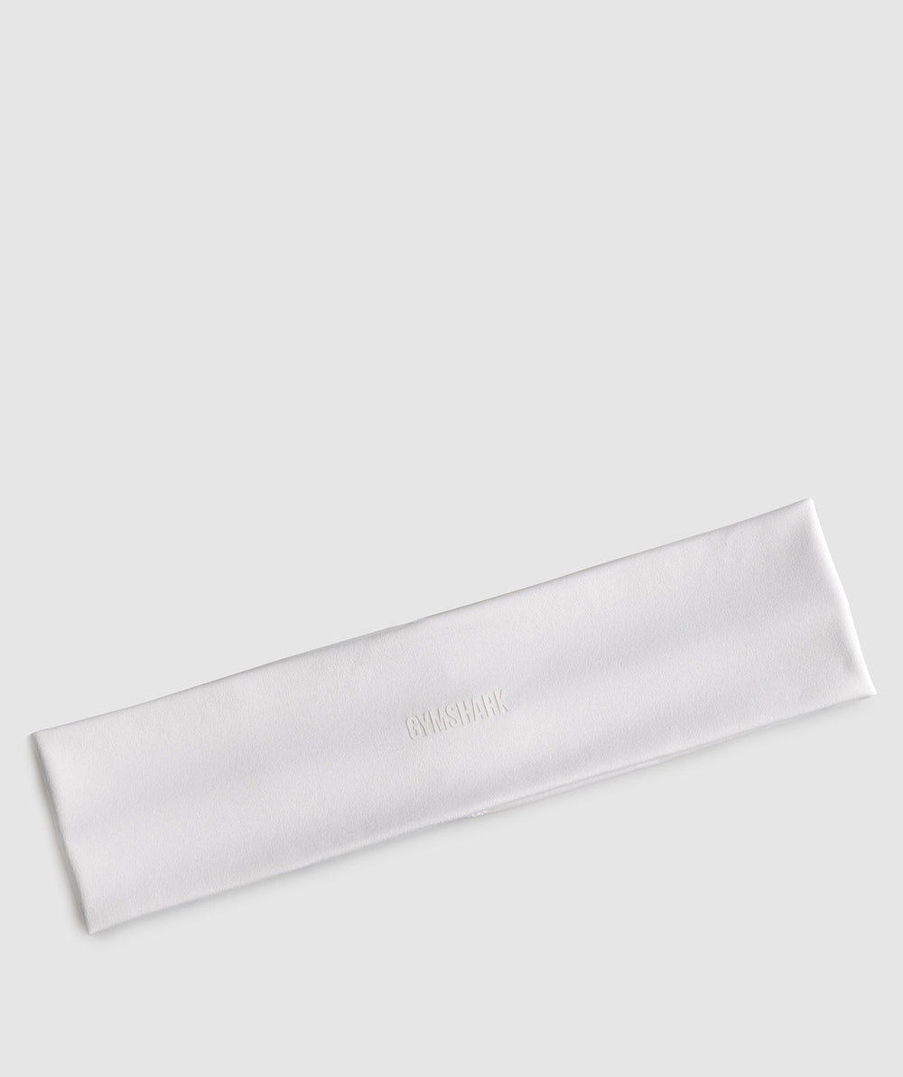 Straight Headband - White