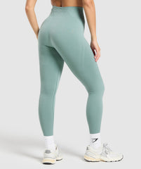 Corset Seamless Leggings - Celeste Blue