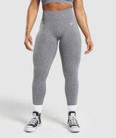 Lift Seamless Leggings - Brushed Grey/White Marl