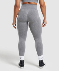 Lift Seamless Leggings - Brushed Grey/White Marl