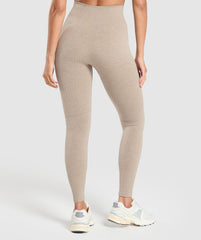 Luxe Seamless Leggings - Pebble Brown Marl