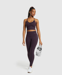 Elevate Leggings - Plum Brown