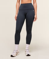 Training Foldover Leggings - Heavy Blue