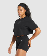 Legacy Crop Top - Black