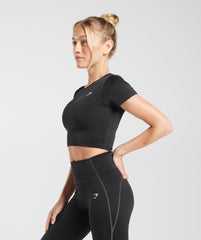 Everyday Cap Sleeve T-Shirt - Black