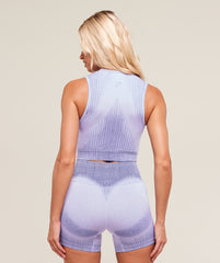 Diffuse Seamless Cropped Tank - Fresh Lilac/Cobalt Purple