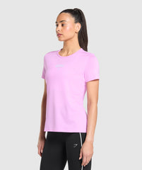 Run Club Graphic T-Shirt - Sour Pink