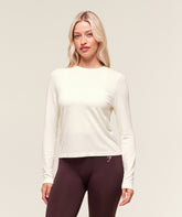 Everyday Seamless Long Sleeve Top - Soft White