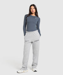 Training Baselayer Long Sleeve Top - Titanium Blue